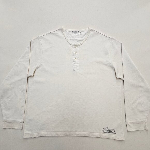 Vintage Ralph Lauren RRL Henley XXL - Picture 2 of 9